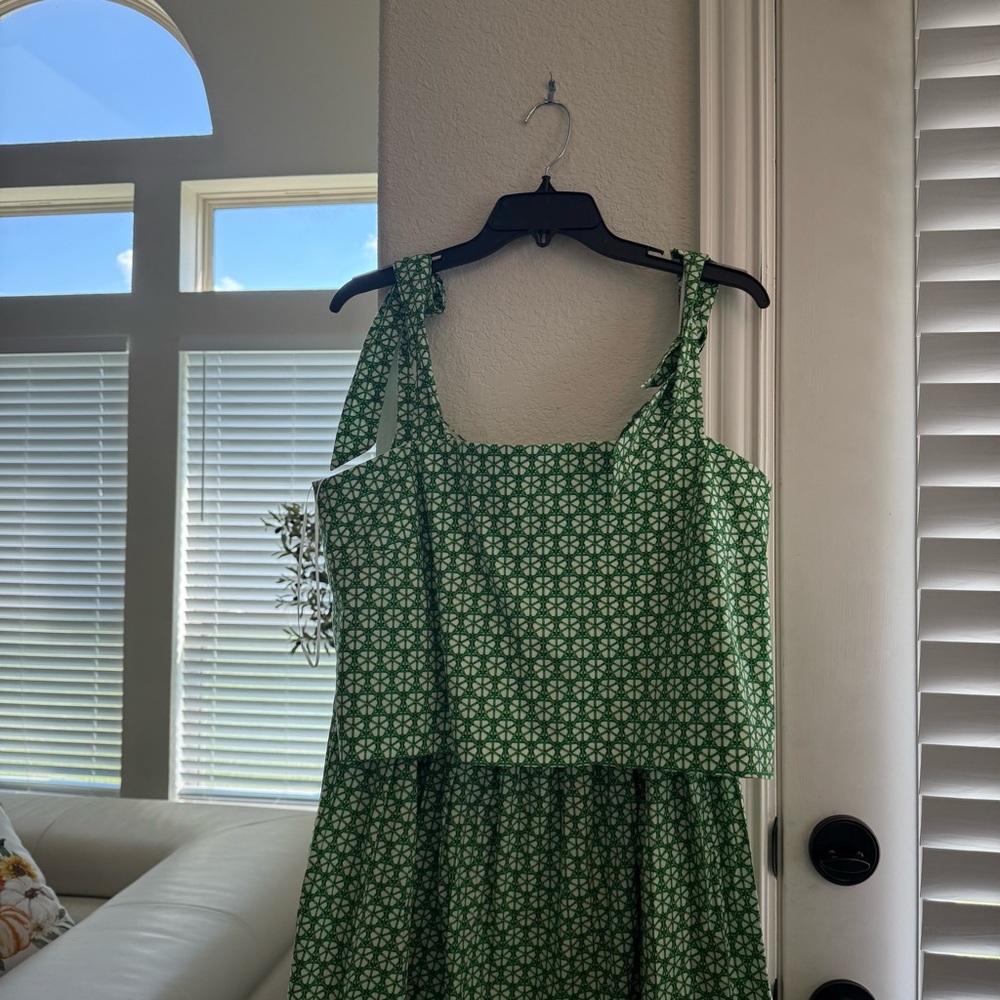 ANTONIO MELANI Green Printed Maxi Skirt set - Picture 12 of 13